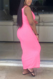 Pink Sexy Fashion Sling Slim Dress