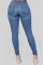 Dark Blue Fashion Slim Thin High Stretch Jeans