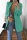 Green Casual Long Sleeves Suit Jacket