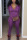 purple Fashion Sexy Solid Zipper Collar Long Sleeve Regular Sleeve Regular Two Pieces