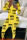 Black yellow Fashion Adult Living Print Pants V Neck Skinny Jumpsuits