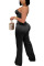 Wine Red Daily Spandex Solid Bandage Backless Spaghetti Strap Regular Jumpsuits