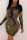 Gold Fashion Sexy Patchwork Patchwork See-through O Neck Long Sleeve Dress