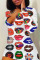 colour Casual Daily Character Print V Neck Regular Jumpsuits