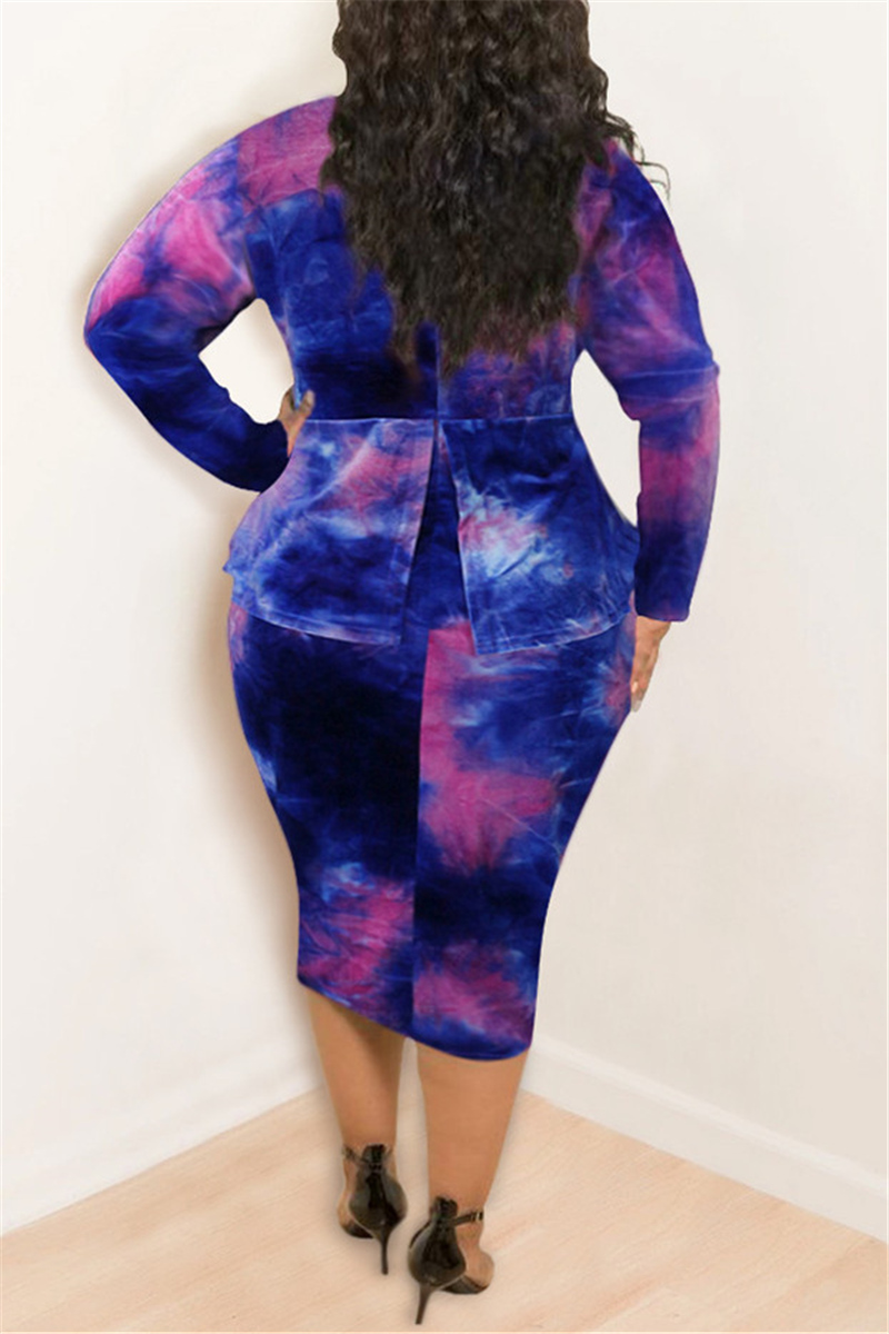 plus size tie dye sweat suit