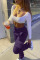 purple Street Solid Fold Regular Bottoms