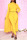 Yellow Work Solid Turtleneck Long Sleeve Two Pieces