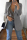 Dark Gray Fashion Casual Solid Cardigan Turndown Collar Plus Size Coats