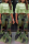 Green Fashion Camouflage Print Flared Trousers