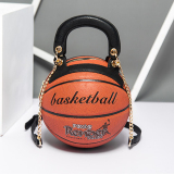 Brown Fashion Creative Basketball Single Shoulder Bags
