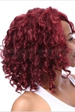 OneSize Fashion Short Curly Wine Red Wigs