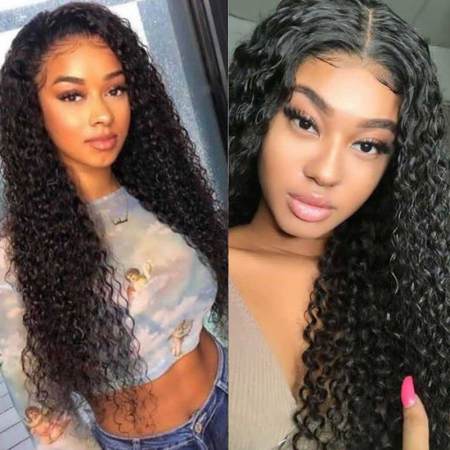 Black Style Casual Curly Synthetic Wigs