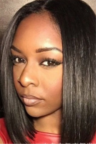 Black Stylish BoBo Straight Wigs