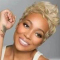 Gold Fashion Trendy Short Curly Wigs