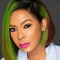 Green Fashion Bobo Oblique Bangs Wigs