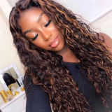 Brown Fashion Personality Long Curly Wigs