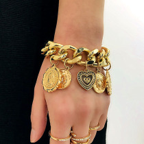 Gold Fashion Personality Wild Bracelet