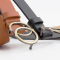 Brown Fashion Casual Wild Round Buckle Belt