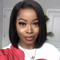 OneSize Fashion Casual Black Short Wig