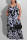 Light Blue Fashion Sexy Print Backless V Neck Plus Size Jumpsuit