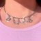 Silver Fashion English Alphabet Pendant Necklace