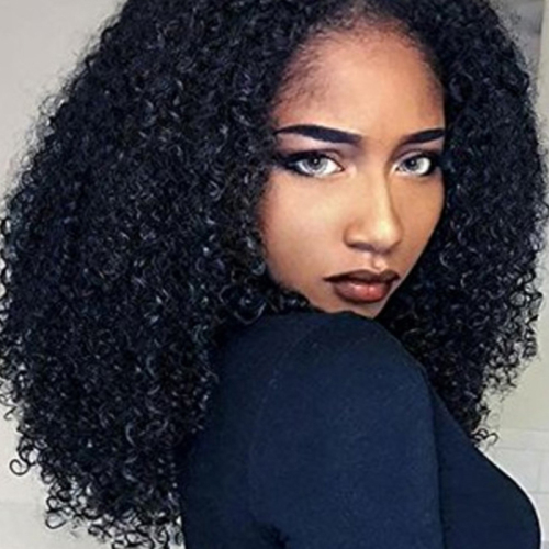 Black Fashion Personality Curly Wig