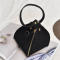 Black Fashion Solid Zipper Design Crossbody Bag