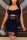 Black Sexy Fashion Sling Cutout Dress