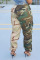Camouflage Street Camouflage Print Pocket Bottoms