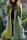 Green Fashion Cardigan Hooded Long Jacket