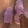 Pink Casual Sportswear Bandage Round Sport Shoes