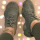 Green Casual Sportswear Bandage Round Sport Shoes