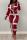 Red and white Casual Striped Two Piece Suits Print pencil Long Sleeve