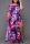 purple Polyester Lightly cooked One word collar Floral Print Floral 