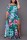 Green Polyester Lightly cooked One word collar Floral Print Floral 
