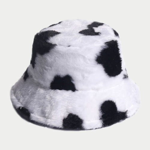 Black White Fashion Casual Print Hat