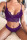 Purple Fashion Sexy Solid See-through Bra Sets