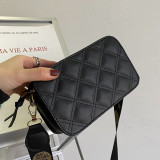 Black Fashion Casual Solid Crossbody Bag