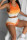 Orange Fashion Sportswear Gradual Change Letter Print Basic O Neck Sleeveless Two Pieces