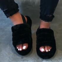 Black Fashion Casual Round Comfortable Shoes
