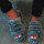 Grey Fashion Casual Round Comfortable Shoes