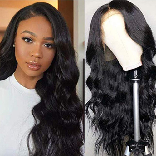 Black Fashion Casual Solid Hign-temperature Resistance Wigs