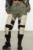 Camouflage Fashion Casual Printing Stitching Trousers