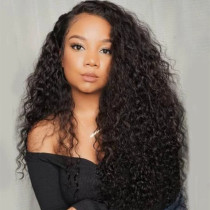 Black Fashion Solid Long Curly Hair Wigs