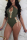 Army Green Chic Lace-up One-piece Swimwears