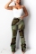 Camouflage Classic Elastic Pleated Jeans (only pants)