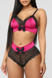Black Fashion Sexy Patchwork See-through Lingerie