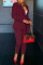 Yellow Fashion Casual Solid Cardigan Pants Turn-back Collar Long Sleeve Two Pieces