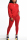 Red Polyester Lightly cooked Solid Two Piece Suits pencil Long Sleeve  Two-piece Pants Set
