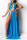 Blue Fashion Sexy Solid Hollowed Out Swimwears Set